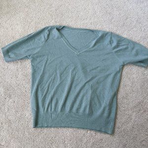 Soft short sleeve sweater